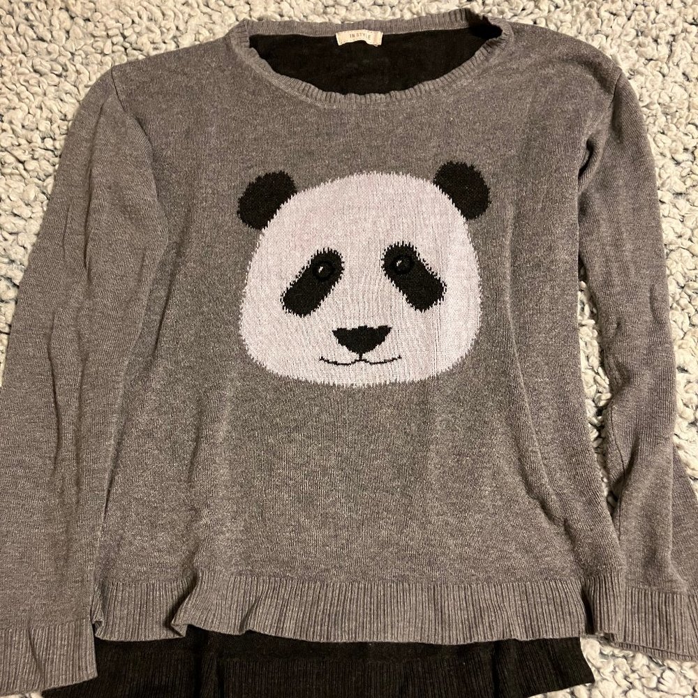 Panda Bear Sweater ~ Small